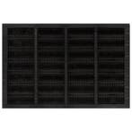 vidaXL Deurmat rechthoekig 40x60 cm rubber en kokosvezel, Verzenden, Nieuw