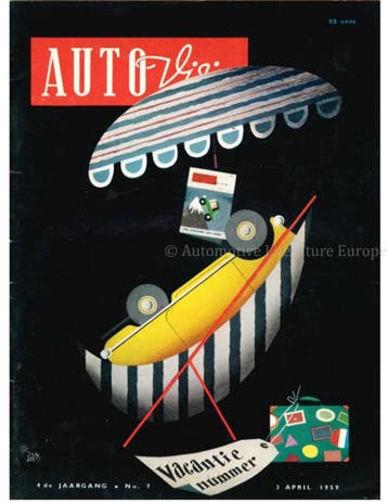 1959 AUTOVISIE MAGAZINE 07 NEDERLANDS, Ophalen of Verzenden, Nieuw