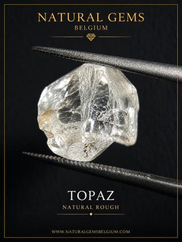 Natural Topaz - 10.735 ct - Rough topaz - facet quality, Handtassen en Accessoires, Overige Accessoires, Verzenden, Nieuw