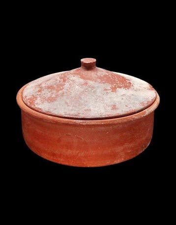 Oud-Romeins - Zeldzame marmiet en keramiek - 2e/3e eeuw na