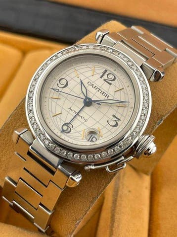Cartier - Pasha C GMT Diamond - Unisexe - 2010-2020