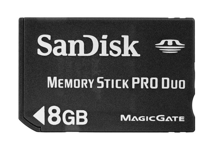 SONY/SANDISK Memory Stick Pro Duo 8GB MagicGate Zwart/Blauw, Consoles de jeu & Jeux vidéo, Consoles de jeu | Sony PSP, Enlèvement ou Envoi