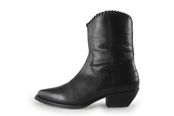 Shabbies Amsterdam Cowboy laarzen in maat 39 Zwart, Shabbies Amsterdam, Verzenden, Zwart, Zo goed als nieuw