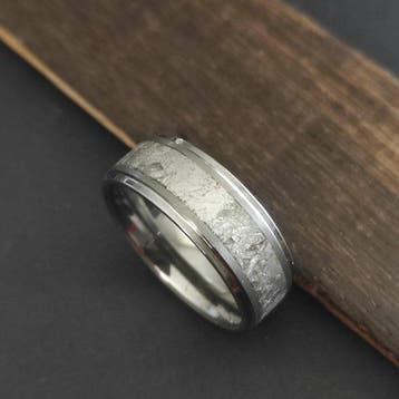 Wolframring Meteoriet Aletai - 11.2 g - (1)