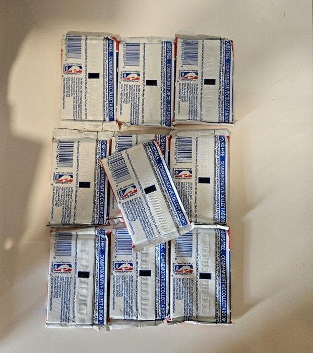 1990/91 NBA Hoops Michael Jordan, Magic Johnson, ..., Collections, Autocollants