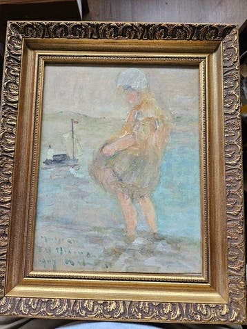 Jan Zoelief Tromp (1872-1947), Circle of - Margo spelend op