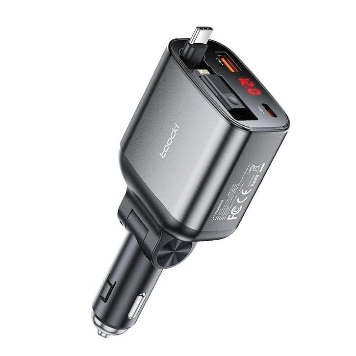 DrPhone BC30 – 105W 4-in-1 Snellader Auto – USB-C + USB-A –, Télécoms, Téléphonie mobile | Chargeurs pour téléphone, Envoi