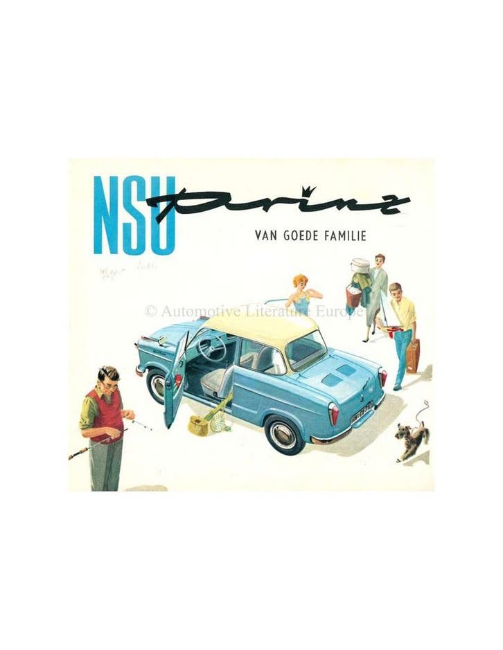 1958 NSU PRINZ I & II BROCHURE NEDERLANDS, Livres, Autos | Brochures & Magazines