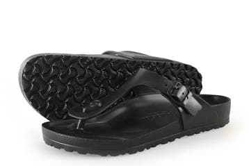 Birkenstock Slippers in maat 43 Zwart, Kleding | Dames, Slippers, Verzenden, Zwart, Zo goed als nieuw