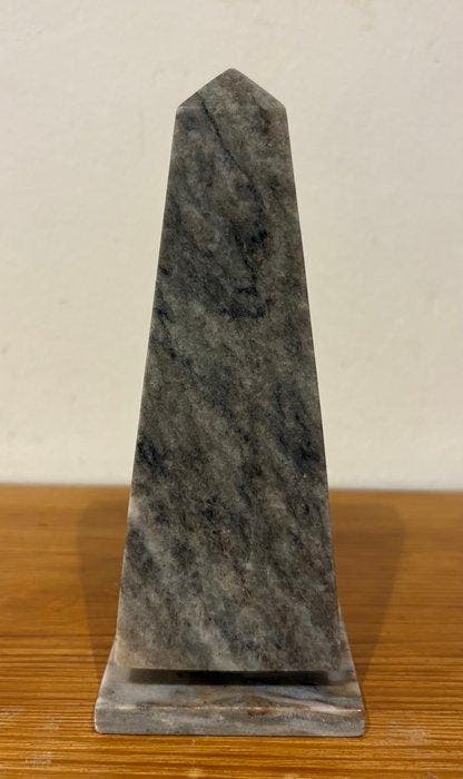 sculptuur, Precioso obelisco mármol - 15.5 cm - Marmer, Antiek en Kunst, Curiosa en Brocante