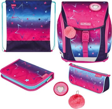 Herlitz FiloLight Roze: 48% korting, top retour deal!, Bijoux, Sacs & Beauté, Sacs | Cartables, Verzenden, Rugtas
