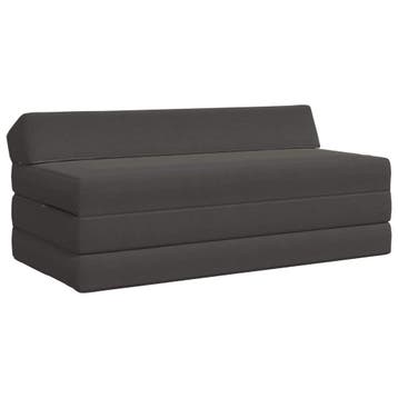 vidaXL Vouwbare Sofa Bed Donkergrijs 120 x 60 x 49 cm Stof, Verzenden, Nieuw