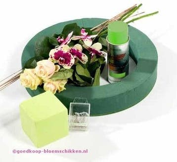 OASIS® Naylorbase Ring oase voor verse bloemen 40 cm, Huis en Inrichting, Nieuw