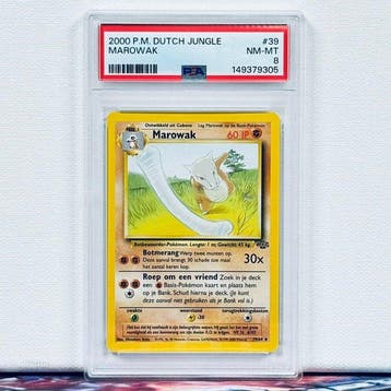 Pokémon Graded card - MAROWAK #39 - Pokémon - PSA 8, Nieuw