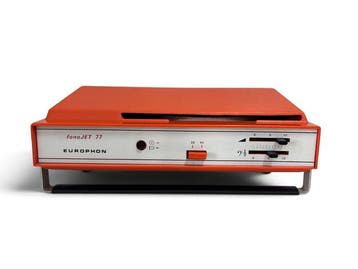 Europhon Fonojet 77 – Automatic Portable Record Player –