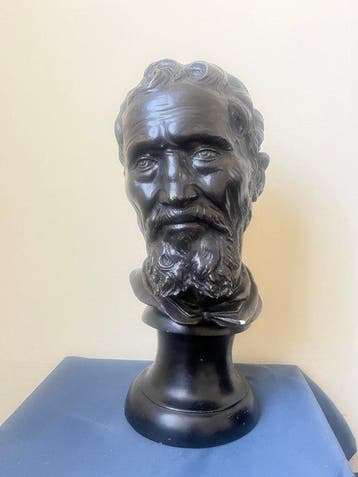 sculptuur, Buste Michelangelo naar Daniele da Volterra - 47, Antiek en Kunst