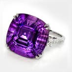 Sans prix de réserve - Bague - 14 carats Or blanc, HRD 19,72