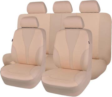 Universele autostoelhoezen beige | Tweede kansje | OP = OP, Verzenden, Zo goed als nieuw