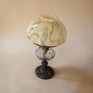R. Ditmar - R. Ditmar - Olielamp - Glas, Messing, Metaal -