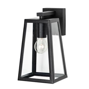 Strak & modern Luuk Muurlamp Zwart Buitenverlichting, Tuin en Terras, Verzenden, Nieuw