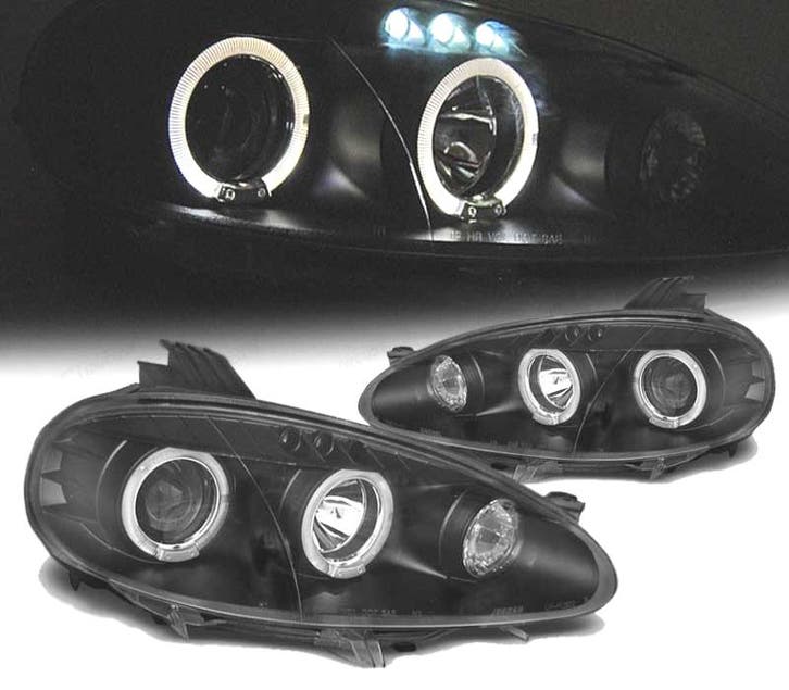 PHARES MAZDA MX5 01-05 ANGEL EYES NOIR, Autos : Pièces & Accessoires, Éclairage, Envoi