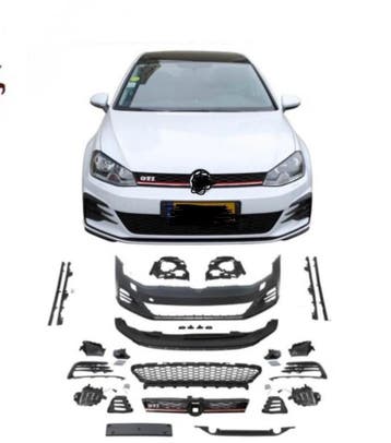 VW Golf 7.5 GTI Look Bodykit / bumperset, Nieuw, Voor, Volkswagen, Bumper