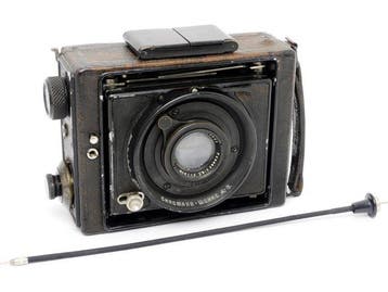 Ernemann Klapp-Camera 4..5x6 Analoge opvouwbare camera, Nieuw