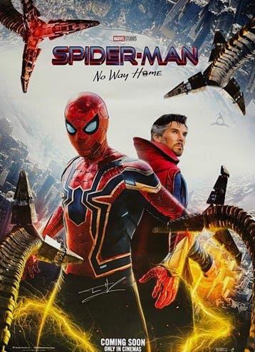 Spider-Man - Signed by Tom Holland (Spider-Man) - Rare Full