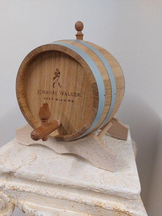Vat - hout eik - 3 liter barrel J daniels, Antiquités & Art, Art | Objets design