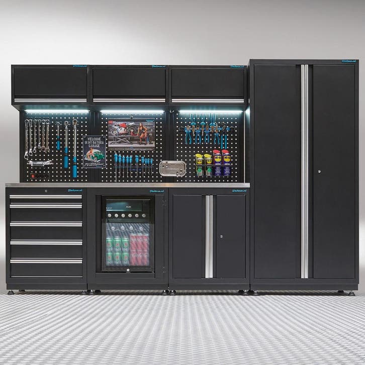 Datona Werkplaatsinrichting PREMIUM RVS werkblad met, Bricolage & Construction, Établis, Enlèvement ou Envoi