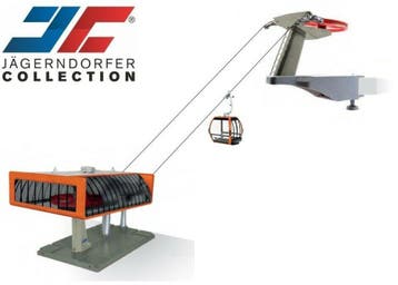 Jagerndorfer - 1/32 Kabelbaan D-line Grijs/oranje (?/23) * -, Verzenden, Nieuw