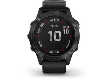 Garmin fnix 6 Pro - Smartwatch - GPS outdoor - Grijs, Handtassen en Accessoires, Smartwatches, Verzenden, Zo goed als nieuw, Garmin
