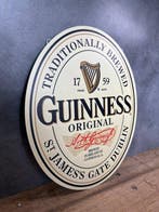 Magnifique embleme biere Guinness - Plaque en métal - 40cm x