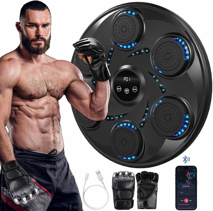 Slimme Bokstrainer met Bluetooth | Tweede kansje | OP = OP, Sport en Fitness, Boksen, Boks-accessoire, Gebruikt, Verzenden