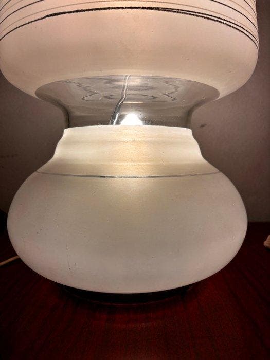 Lampe de table - Métal, Verre, Antiquités & Art, Art | Objets design