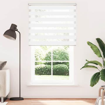 vidaXL Zebra rolgordijn 120,9 x 230 cm stofbreedte 116,7 cm, Verzenden, Nieuw