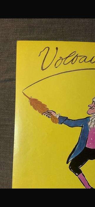 Raymond Savignac - Voltaire - Jaren 1970, Antiek en Kunst, Kunst | Tekeningen en Fotografie