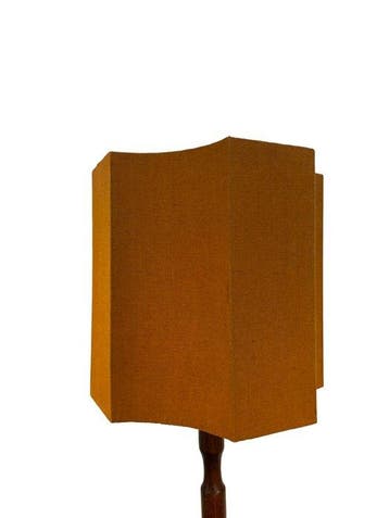 Staande lamp - eiken / stof - Barley twist vloerlamp
