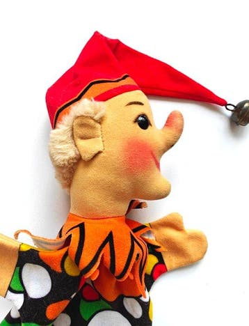 Marionet - Steiff - Textiel, Katoen, Bont, Metaal -, Antiek en Kunst