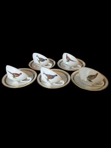 P.L. Limoges FRANCE - Koffieservies (10) - Porselein -, Antiek en Kunst