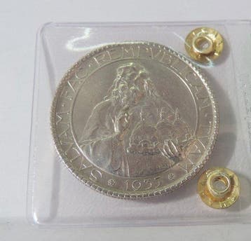 San Marino. 20 Lire 1935 (Seconda monetazione) (Zonder
