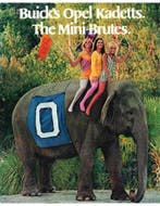 1969 BUICK OPEL KADETT B BROCHURE ENGELS (USA)