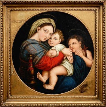 Italian school (XVIII) - Madonna della Seggiola