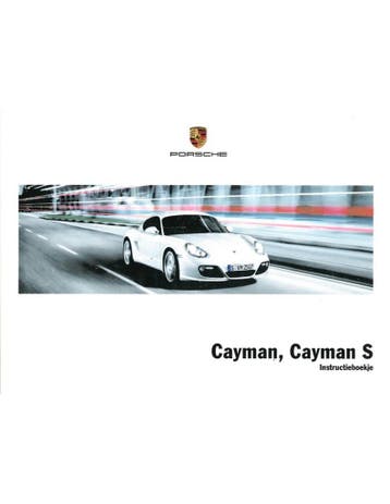 2012 PORSCHE CAYMAN S INSTRUCTIEBOEKJE NEDERLANDS, Ophalen of Verzenden