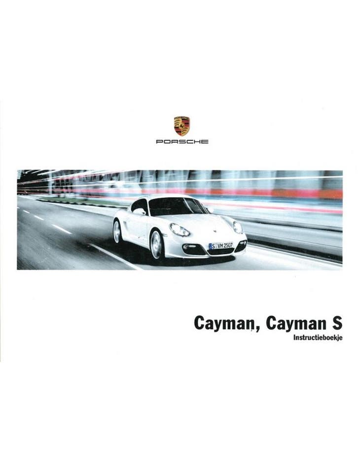 2012 PORSCHE CAYMAN S INSTRUCTIEBOEKJE NEDERLANDS, Autos : Divers, Modes d'emploi & Notices d'utilisation, Enlèvement ou Envoi
