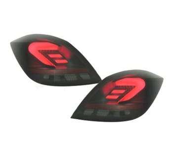 FEUX ARRIÈRE POUR OPEL ASTRA 05-10 CARDNA FULL LED NOIR FUMÉ, Verzenden