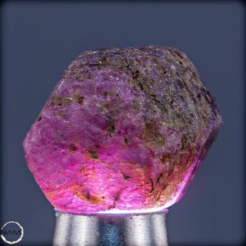 Natuurlijke zeldzame Padparadscha-saffier – Ruwkristal met