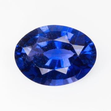 1 pcs Blauw Saffier - 1.44 ct - Asian Institute of, Nieuw