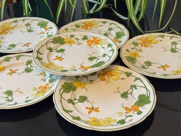 Villeroy & Boch - Plat (6) - Geranium - Porcelaine -