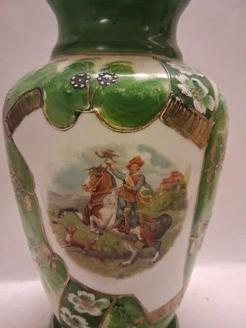 Vaas - Opaline glas, Antiek en Kunst